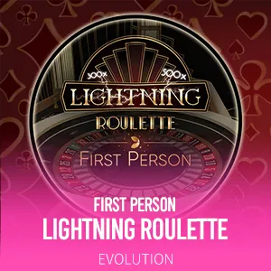 First Person Lightning Roulette by Evolution