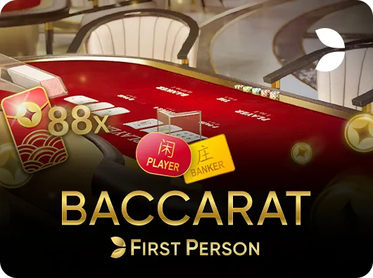 First Person Baccarat by Evolution