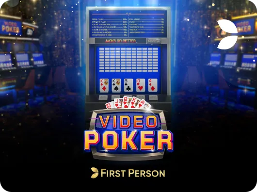 First Person Video Poker by Evolution